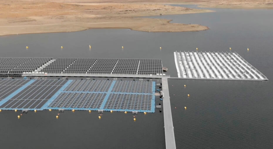 El futuro de las placas solares está en los pantanos